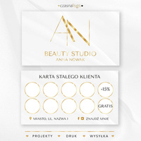 Glamour złota karta stałego klienta na eleganckim satynowym tle