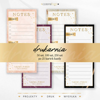 Drukarnia notes do planowania podłużny 9,9x21 cm