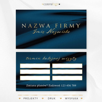 Złocony projekt niebieskiego terminarzyka wizyt na satynowym tle