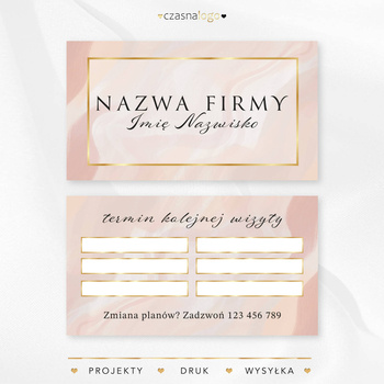 Elegancki projekt złoconego terminarzyka wizyt na beżowym tle